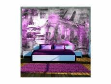 Papier peint berlin collage (violet) l 150 x h 105