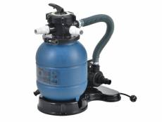Pompe filtre à sable pour piscines 12-20 m³ diamètre 300 mm bleu [pro.tec]
