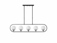 Suspension hauteur variable 5 lampes vocrana 122cm