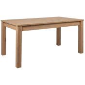 Table à manger 160x90 cm extensible à 215 cm couleur Chêne artisanal Chêne clair