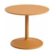 Table d'appoint aluminium orange D 48 x H 40 cm Soft