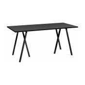 Table en acier noire L160 cm Loop Stand - HAY