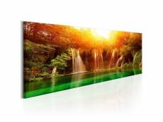 Tableau nature: magnificent waterfall taille 150 x 50 cm PD10188-150-50