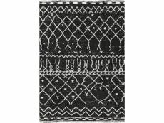 Tapis motif berbère - dharan foncé - 140 x 200 cm