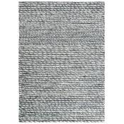 Thedecofactory - latonie - Tapis en laine et viscose gris clair 160x230 - Gris