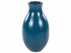 Vase décoratif bleu 48 cm stagira 373325