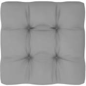 Vidaxl - Coussin de canapé palette Gris 70x70x10 cm