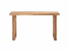 Vidaxl table de salle à manger 140x70x76 cm bois solide