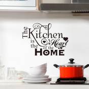 Art mural en vinyle Stickers muraux de cuisine Autocollants de cuisine pour armoires Décoration murale inspirante pour décorations de cuisine