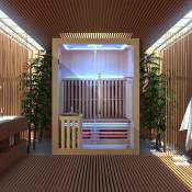 Boreal Sauna - Sauna Combi Boreal® Elégance 2 - 150x125 Infrarouge + Vapeur