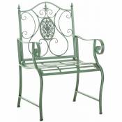 CLP - Chaise en fer Punjab antique/vert