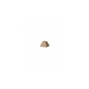 Fabrilamp - Piramide Divos Pince Abat-Jour Marron 12dx7dx10h
