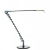 Lampe de table Aledin TEC / LED - Diffuseur plat - Kartell bleu en plastique