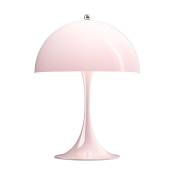 Lampe de table en acrylique rose pale Panthella 250 - Louis Poulsen