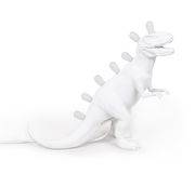 Lampe de table Jurassic / Tyrannosaure - Seletti blanc en plastique