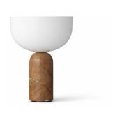 Lampe portable en marbre Breccia Pernice 24 cm Kizu