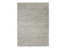 Latonie - tapis en laine et viscose beige/écru 120x170