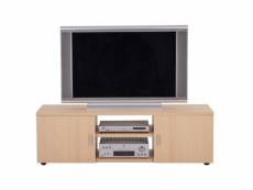 Meuble tv 150 cm 65 pouces maxi 2 portes - coloris: hêtre FUNKY152HH