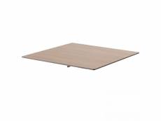 Plateau de table stratifié 60x60 cm chene clair