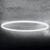 Suspension Alphabet of light Circular / LED - Ø 155 cm - Artemide blanc en métal