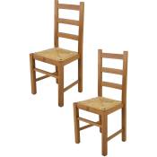 T M C S - Tommychairs - Set 2 chaises rustica pour