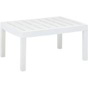 Table du jardin en plastique résistant à partir de 78x55x38 cm diverses couleurs disponibles couleur : Blanc