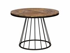 Table pralus ronde en bois 110 cm