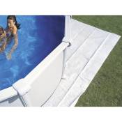 Tapis de sol TOI swimlux piscine hors-sol ovale 6.4 x 3.66m