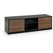 Tft Home Furniture - Banc tv milano noir/noyer