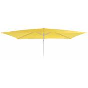 Toile de rechange pour parasol N23 2x3m rectangulaire tissu/textile 4,5kg jaune - yellow