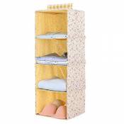 Xuan - Worth Another Motif Floral Jaune Armoire Rangement