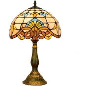 12 pouces Baroque Luxe Tiffany Lampes de bureau Lampe