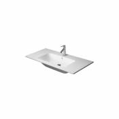 Duravit - ME by Starck Meuble lave-mains, 1 trou pour robinet, trop-plein, avec table à trous, 1030 mm, Coloris: Blanc - 2336100000