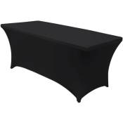 Housse de protection pour table rectangulaire 150x70x74cm Rdm Design&basic Noir