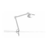 Lampe de bureau à pince blanche 14 x 60,5 cm PC -