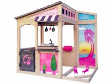 Maisonnette pour enfants en bois barbie plage
