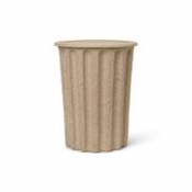 Panier Paper / Couvercle - Pâte à papier 100% recyclée et biodégradable - Ferm Living beige en papier