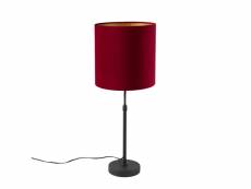 Qazqa led lampes de table parte - rouge - classique/antique - d 250mm