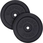 Scsports - Set de Disques de Poids - 50 kg (2 x 25