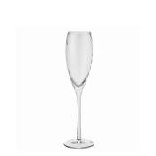 Set de 4 verres à champagne en verre transparent H25