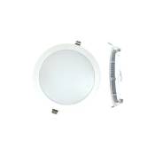 Silver Electronics - Downlight circulaire à led encastré 18w Lumière blanche 6000k Finition Blanco 147860