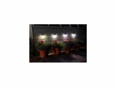 Spot solaire mural smart garden - pack de 4 - 3 lumens SMA5050642027366