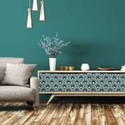 Sticker meuble scandinave snoriq 40 x 60 cm - multicolore