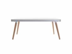 Table basse design scandinave rectangulaire totem