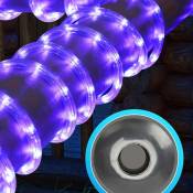 Tube Lumineux Extérieur LED Guirlande Lumineuse Décoration et Adapteur d’alimentation Bleu-10M - Bleu - Tolletour