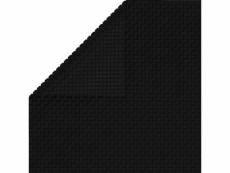 Vidaxl couverture de piscine rectangulaire 1200x600 cm pe noir 92967