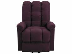 Vidaxl fauteuil violet tissu 321387
