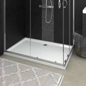 Vidaxl - Receveur de douche avec picots Blanc 80x120x4 cm abs