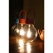 Ampoule led solaire Color Swing Framboise watt & home