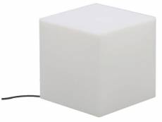 Cube lumineux intérieur extérieur cuby 20 cm alimentation